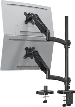 Full Motion Dual Monitor Desk Mount For Max 32'' Monitors MU6012A