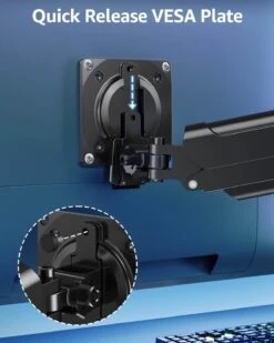 Freelift Pro Single Monitor Desk Mount For 13''-32'' Monitors For Gaming MU8011B -Mountup Store 612eBo4MngL. AC SL1500