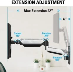 Single Monitor Wall Mount For Max 32'' Monitors MU2001 17 Single Monitor Wall Mount For Max 32'' Monitors MU2001 -Mountup Store 616xRi4o7TS. AC SL1500