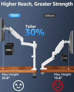 Freelift Single Monitor Desk Mount For 13''-32'' Monitors MU6015W -Mountup Store 618 g1nofhL. AC SL1500