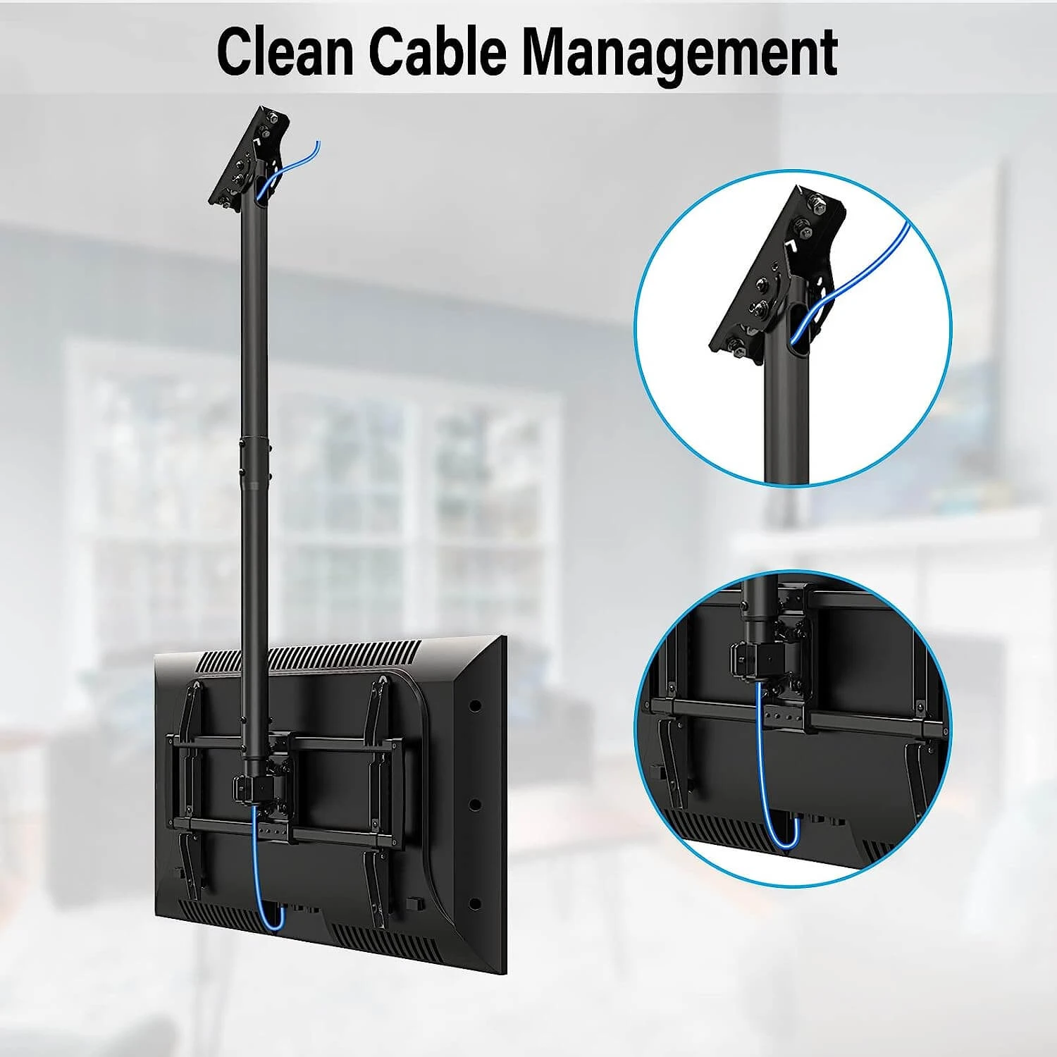 Full Motion Ceiling TV Mount For 26''-75'' TVs MU0040 6 Full Motion Ceiling TV Mount For 26''-75'' TVs MU0040 - Image 4