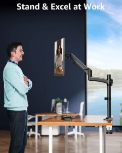Freelift Single Monitor Desk Mount For 13''-32'' Monitors MU6015B -Mountup Store 61A39 EC66L. AC SL1500
