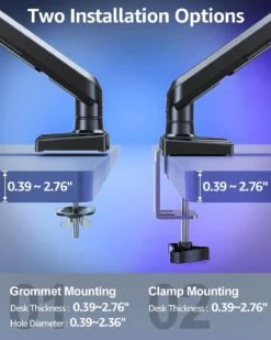 Freelift Pro Dual Monitor Desk Mount For 13''-32'' Monitors MU8012B -Mountup Store 61EwbW09VoL. AC SL1500 1