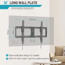 Tilting TV Wall Mount For 37''-75" TVs MU0008 17 Tilting TV Wall Mount For 37''-75" TVs MU0008 -Mountup Store 61Gttd5CV7L. AC SL1500