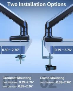 Freelift Pro Single Monitor Desk Mount For 13''-32'' Monitors For Gaming MU8011B -Mountup Store 61M9CaAhvUL. AC SL1500