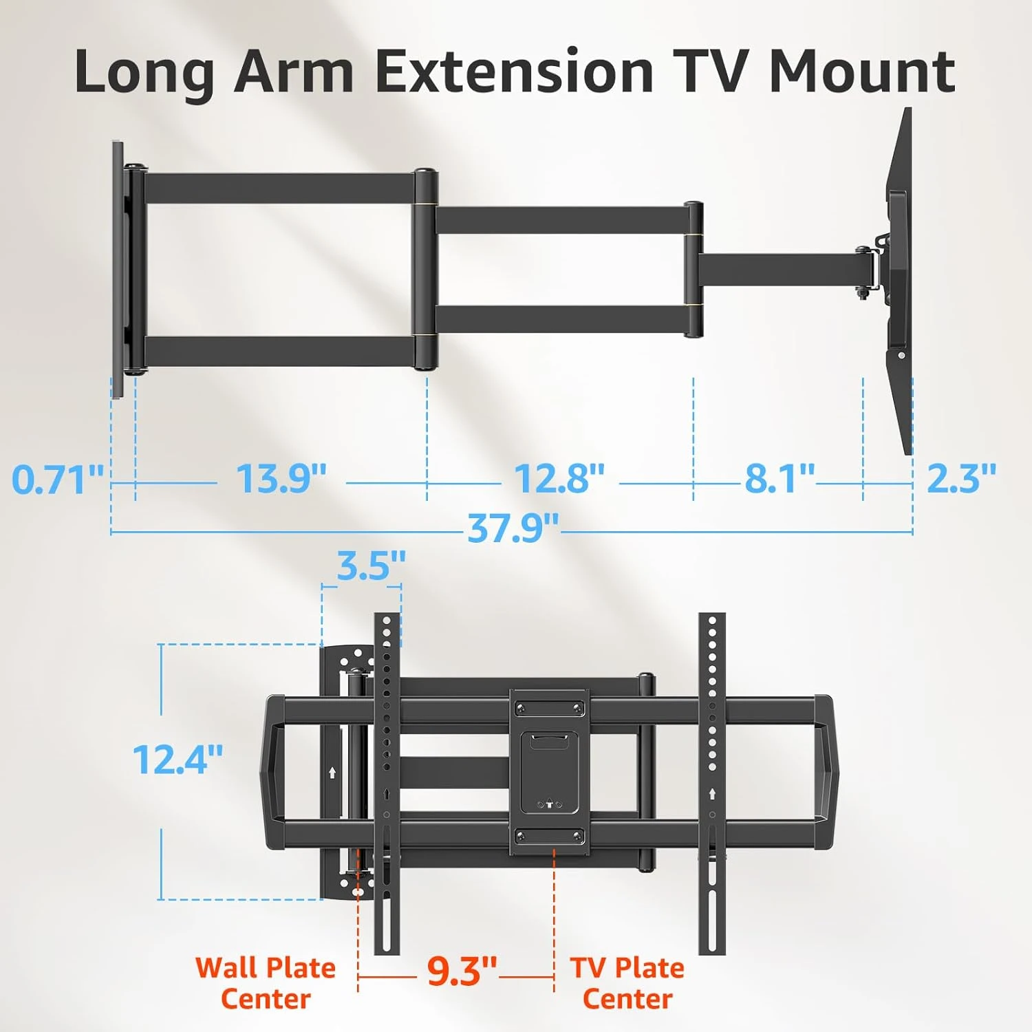 Full Motion Corner TV Wall Mount For 32"-75" TVs MUT0047-L 10 Full Motion Corner TV Wall Mount For 32"-75" TVs MUT0047-L - Image 8