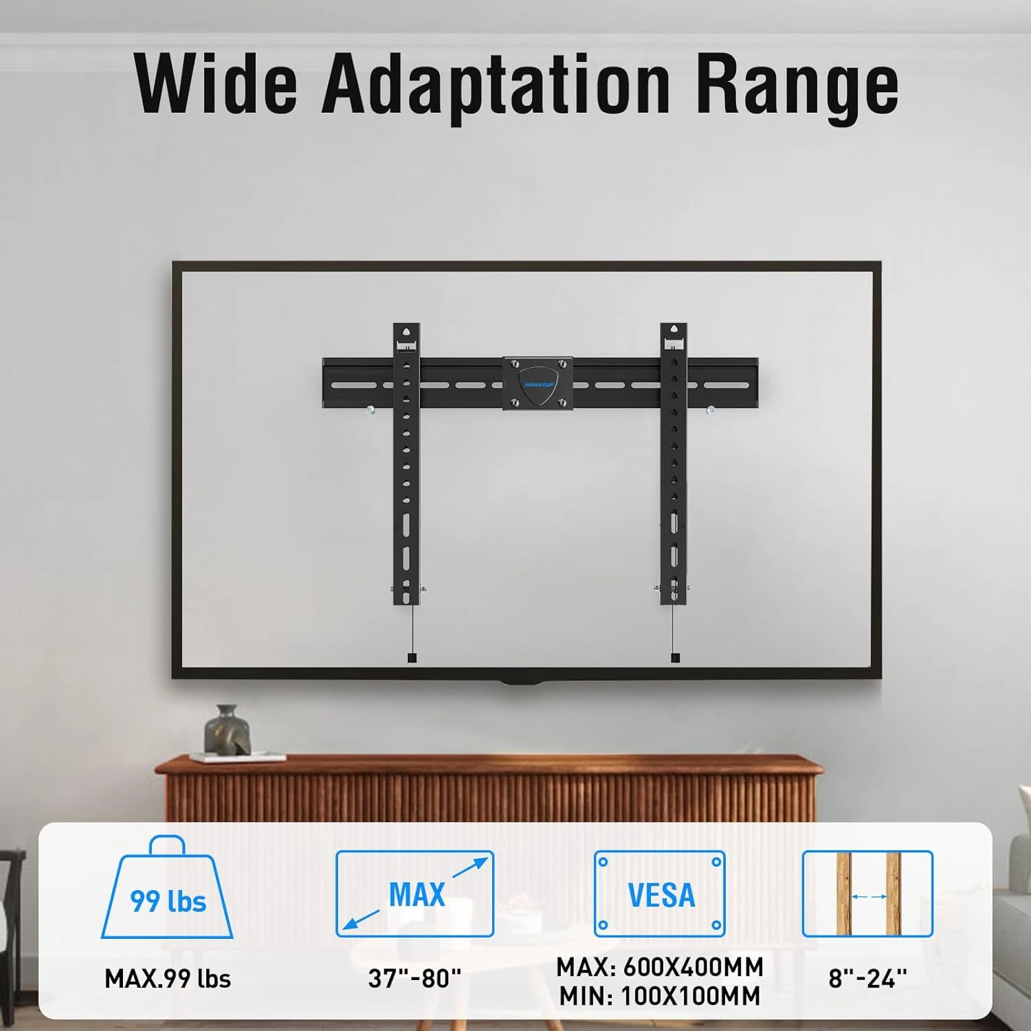 MOUNTUP Ultra Slim TV Wall Mount For 37''-80" TVs MU0063 6 MOUNTUP Ultra Slim TV Wall Mount For 37''-80" TVs MU0063 - Image 4