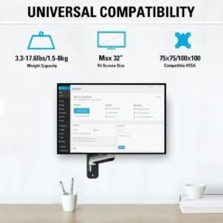 Single Monitor Wall Mount For Max 32'' Monitors MUA2001 -Mountup Store 61pzTiA4e3S. AC SL1500 65daad16 99bf 4b68 8e10 9944f65b118b