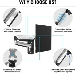 Single Monitor Wall Mount For Max 32'' Monitors MUA2001 -Mountup Store 61uISKg7raS. AC SL1500 d931e0ee a76a 4229 abd0 697a2b5a31b6