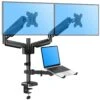Dual Monitor And Laptop Stand For 13''-32'' Monitors And 10''-17'' Laptop MU4005 -Mountup Store 6391ace427ade714b70fb966024ae804 ffa48f9b 23fe 422f 82bc 841a28ee38e1