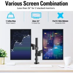 Dual Monitor Desk Mount For 17''-32'' Monitors MUA0026 -Mountup Store 6 1 ac5d18d3 368f 48a5 99c2 4dd6e9dee92b