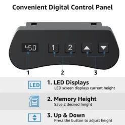 Electric Stand Up Desk Computer Standing Desk Office Height Adjustable MUDL1801 -Mountup Store 6 4591298a c824 464a 8ef0 dca7171ad258
