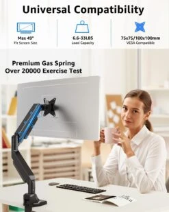 Single Monitor Ultrawide Desk Mount For 19"-49" Monitors MUM-7011 -Mountup Store 6 836a6888 da6f 4dc3 a79b c653d894e792