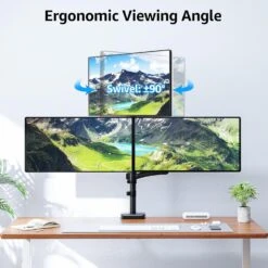 Full Motion Triple Monitor Desk Mount For Max 32'' Monitors MU6013A -Mountup Store 6 9efc19eb 0f80 4ee5 b9df 308c334a4041