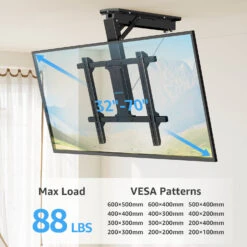 Full Motion Electric Ceiling TV Mount For 32''-70'' TVs MU2501 -Mountup Store 6 a2f70ff5 9965 4c3c 9ce6 5e9f6eb7b141