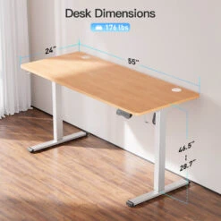 MOUNTUP 55 X 24 Inches Electric Height Adjustable Standing Desk UP512-W5 14 MOUNTUP 55 X 24 Inches Electric Height Adjustable Standing Desk UP512-W5 -Mountup Store 6 a650764e 938b 4675 9f3e a74a4a2292bf