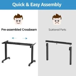 Standing Desk Adjustable Height Sit Stand Home Office Desk MUD834 -Mountup Store 6 af601bf6 0773 4933 b0cb bbdd9069ee89