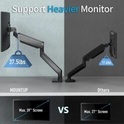 Single Monitor Desk Mount For 13'' To 42’’ Monitors MU7003 -Mountup Store 7031