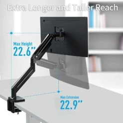 Single Monitor Desk Mount For 13'' To 42’’ Monitors MU7003 -Mountup Store 7033