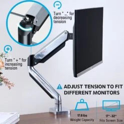 Single Monitor Desk Mount For 17''-32'' Monitors MUA0034 -Mountup Store 711mta0ER6S. AC SL1500 4bb5295d c853 415b 8cdc 80f556d78119