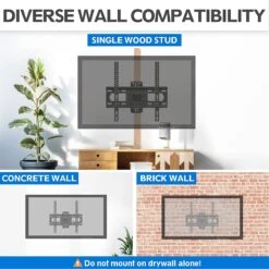 Full Motion Corner TV Wall Mount For 26''-55" TVs MP0011 -Mountup Store 714jzM7CObL. AC SL1500