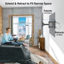 Full Motion TV Wall Mount For 26''-50" TVs MUT0018 -Mountup Store 71A8XB0ngML. AC SL1500 6a67e190 b24b 42f8 9acb c525bf9140b9