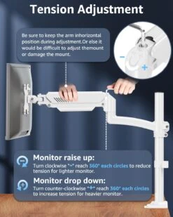 Freelift Single Monitor Desk Mount For 13''-32'' Monitors MU6015W -Mountup Store 71KT96aGtSL. AC SL1500