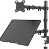 Monitor Mount With Laptop Tray For 13''-27'' Monitors Laptop Mount For Max 17" Notebook -Mountup Store 71KfnvLhxML. AC SL1500