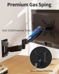 Single Monitor Wall Mount For 17" -35'' Monitors MU2009 -Mountup Store 71PWifvPY8L. AC SL1500