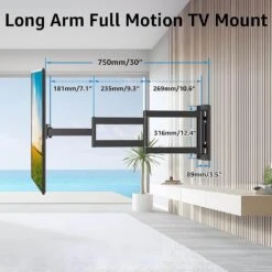 Full Motion Corner TV Wall Mount For 26"-55" TVs MU0057 -Mountup Store 71QMSgfXWbL. AC SL1500