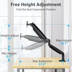 Ultrawide Single Monitor Desk Mount For Max 40'' Monitors MU7007 17 Ultrawide Single Monitor Desk Mount For Max 40'' Monitors MU7007 -Mountup Store 71SByO 4ZoL. AC SL1500