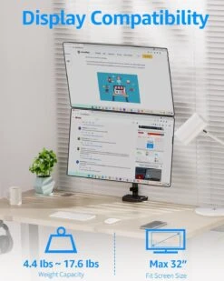 Full Motion Dual Monitor Desk Mount For Max 32'' Monitors MUA6012 -Mountup Store 71YBUmzSPDL. AC SL1500 3cabb285 56d1 48a9 8b84 b37e843d56dc