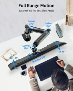 Single Monitor Desk Mount For 13''-35'' Monitors MU6005 13 Single Monitor Desk Mount For 13''-35'' Monitors MU6005 -Mountup Store 71 eTMt YoL. AC SL1500