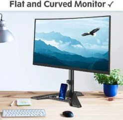 Single Monitor Desk Stand For Max 32'' Monitors MUA1001 -Mountup Store 71fEb6mlO8S. AC SL1500 66ddb2c0 4e77 40b5 a695 73ad74a31067