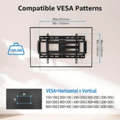 Full Motion TV Wall Mount For 37"-75" TVs MU0019 -Mountup Store 71jlDB2kJ L. AC SL1500