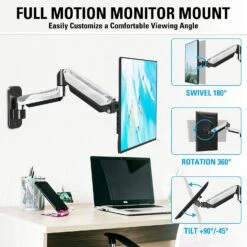 Single Monitor Wall Mount For Max 32'' Monitors MUA2001 -Mountup Store 71k3ghaZDzS. AC SL1500 de275e7d 4826 49de b12b d16871d486a3