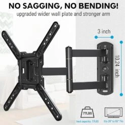 Full Motion Corner TV Wall Mount For 26''-60'' TVs MU0009 -Mountup Store 71lRzqigJuL. AC SL1500