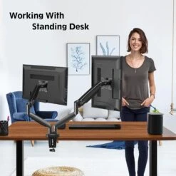 Dual Monitor Ultrawide Desk Mount For 2 Max 35'' Monitors MU0033 19 Dual Monitor Ultrawide Desk Mount For 2 Max 35'' Monitors MU0033 -Mountup Store 71mY6m IXvL. AC SL1500