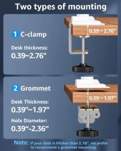 Freelift Single Monitor Desk Mount For 13''-32'' Monitors MU6015W -Mountup Store 71pM2G0n1KL. AC SL1500