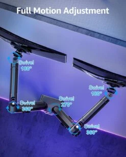 Freelift Pro Dual Monitor Desk Mount For 13''-32'' Monitors MU8012B -Mountup Store 71tLLkOLooL. AC SL1500 1