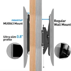 MOUNTUP Ultra Slim TV Wall Mount For 37''-80" TVs MU0063 16 MOUNTUP Ultra Slim TV Wall Mount For 37''-80" TVs MU0063 -Mountup Store 71tVmRWcGTL. AC SL1500