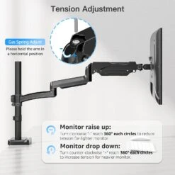 Single Monitor Desk Mount For 13''-32'' Monitors MU6021B -Mountup Store 71wvspHSj7L. AC SL1500