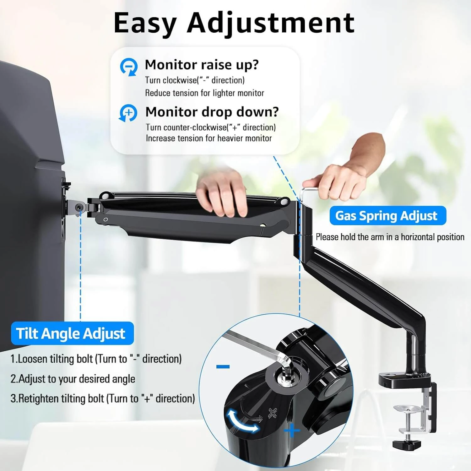Ultrawide Single Monitor Desk Mount For Max 40'' Monitors MU7007 10 Ultrawide Single Monitor Desk Mount For Max 40'' Monitors MU7007 - Image 8
