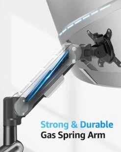 MOUNTUP Single Monitor Desk Mount Holds Max 26.5lbs, Monitor Mount For 13-34 Inch, Full-Motion Monitors Stand, Height Adjustable Gas Spring Monitors Arm With C-Clamp＆Grommet Base -Mountup Store 7 3acde901 48a0 4ee6 9a13 366e4d1636ed