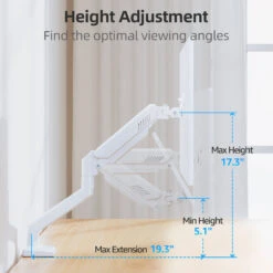 Freelift Single Monitor Desk Mount For 13''-32'' Monitors MU8013W -Mountup Store 7 89f4d855 3754 40cf a421 2ce09c4c6c1b