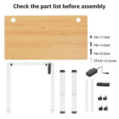 Electric Height Adjustable Standing Desk - Oak MUD412 -Mountup Store 7 94772ce5 cee3 469a 8ae5 ea8545b9853c