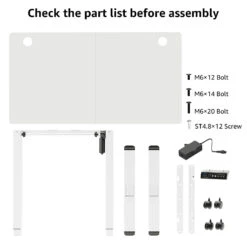 Electric Height Adjustable Standing Desk - White -Mountup Store 7 9823e317 35ec 4110 b3d7 ea5814d9d058