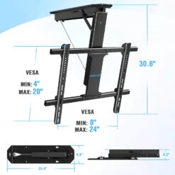 Full Motion Electric Ceiling TV Mount For 32''-70'' TVs MU2501 -Mountup Store 7 9a7de998 f865 40b3 b600 d8e2b2033f12