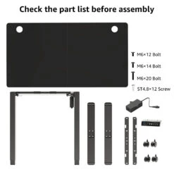Electric Height Adjustable Standing Desk - Black -Mountup Store 7 ab65b882 d2f1 4e28 923d 6f3a5122936d