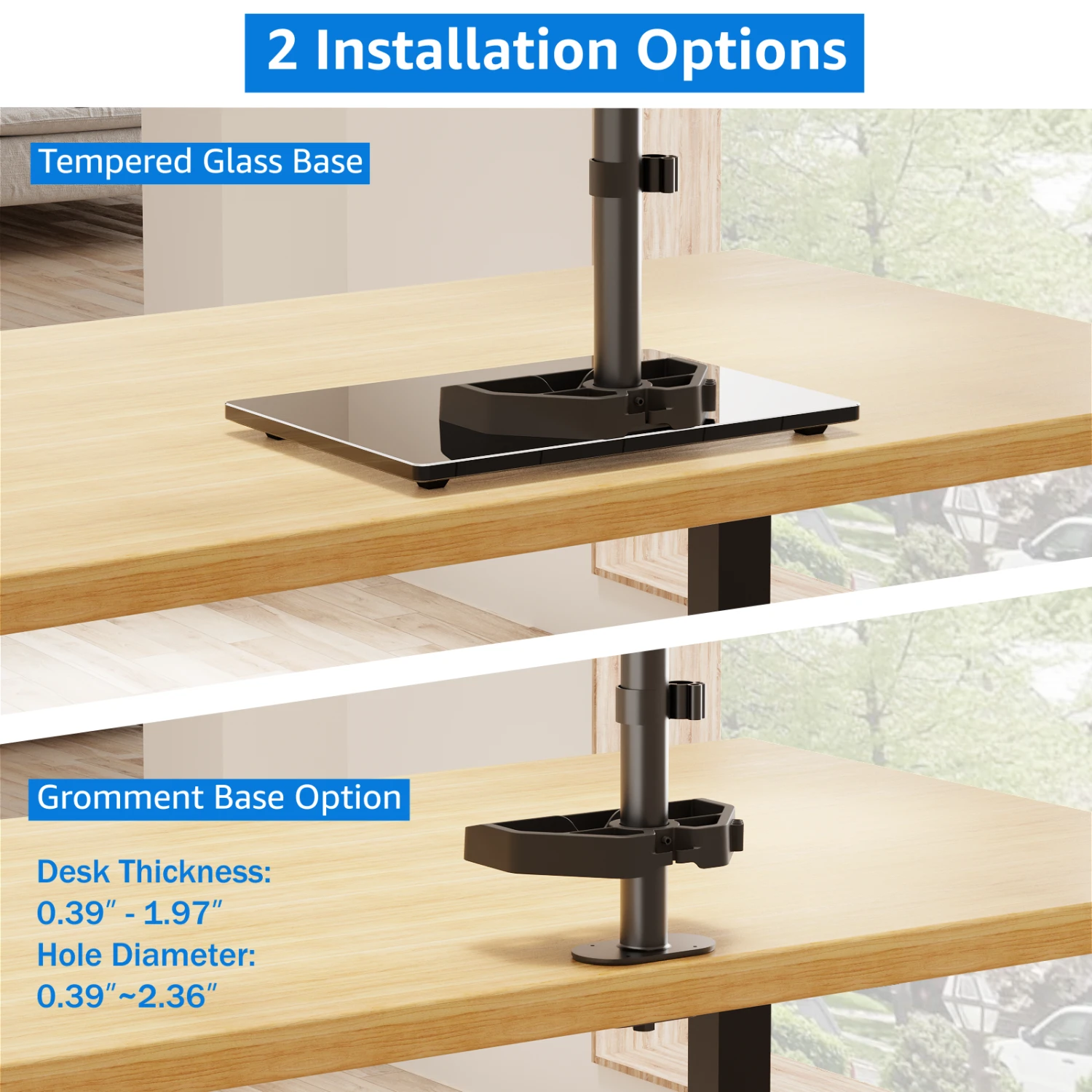 Height Adjustable Electric Standing Desk - Black 9 Height Adjustable Electric Standing Desk - Black - Image 7